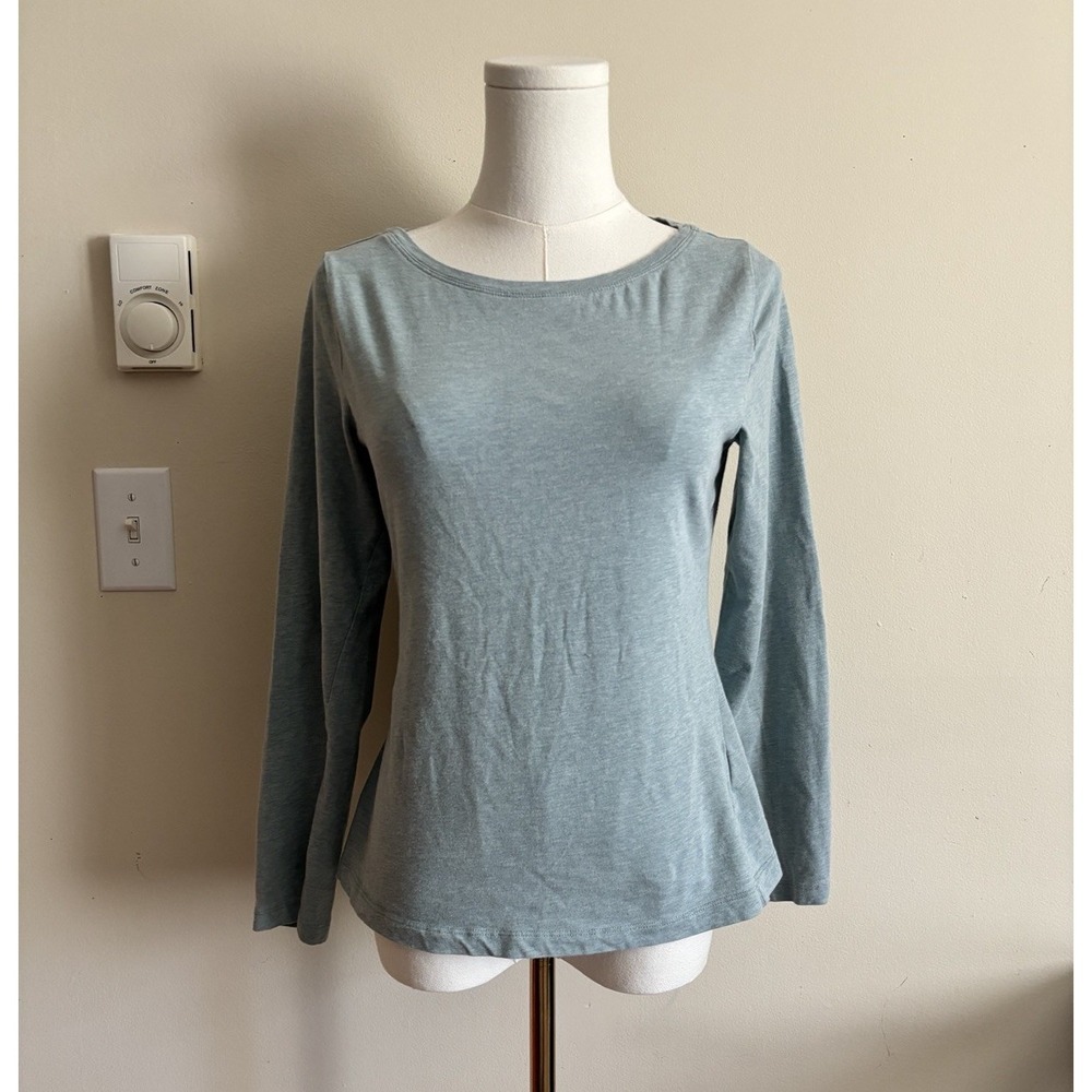 Seasalt Cornwall Easel Top Organic Cotton Size 6 Small Blue‎ Coastal Casual Boho